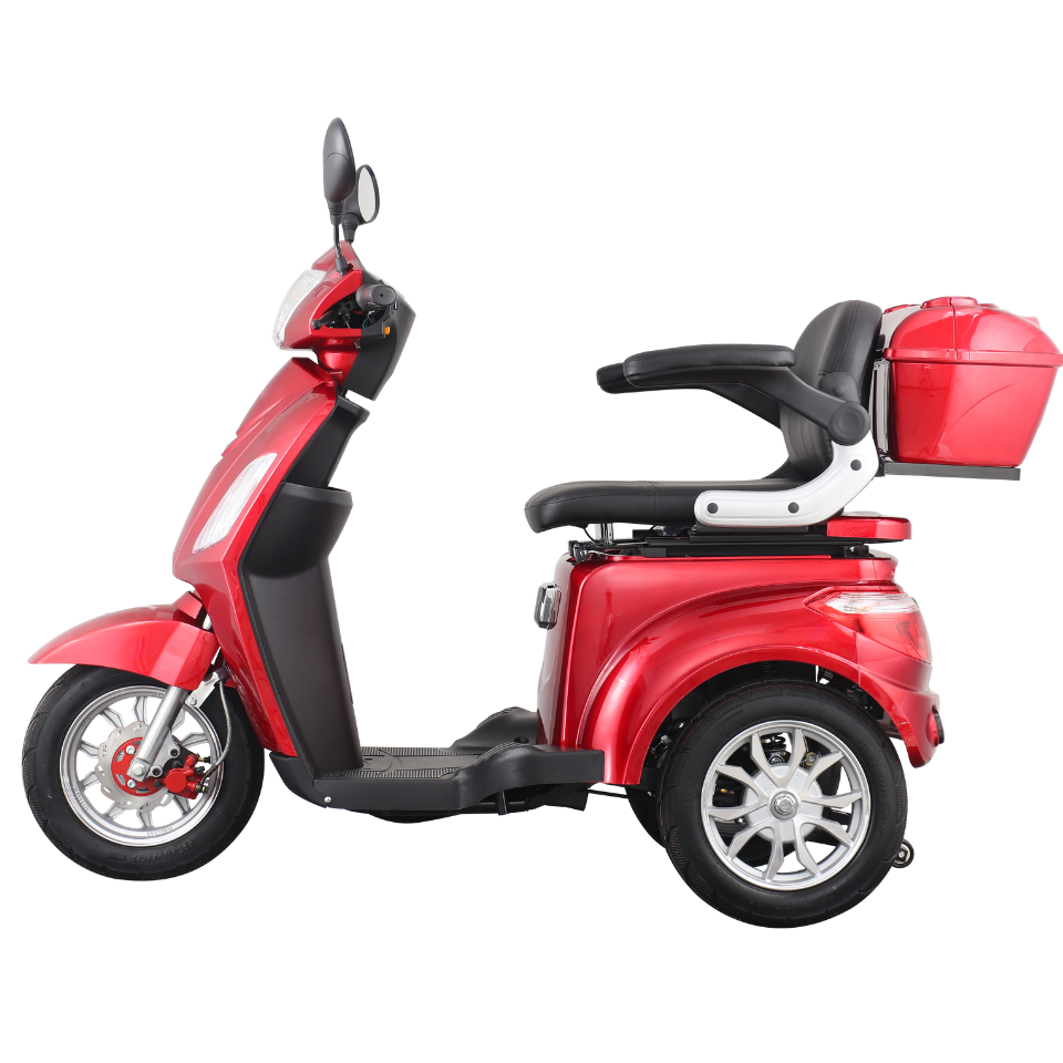 HeCare Ranger 1 Three wheeled Electric Mobility scooter Fastest in Navy 45 Miles range- 4 wheeled- 8mph- Faster Free Demonstration Delivery
