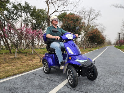 HeCare T408-1-4 Ranger 2 Electric 4 Wheel Electric Mobility Scooter With Enhanced Mobility, Safety and Comfort