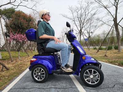 HeCare T408-1-4 Ranger 2 Electric 4 Wheel Electric Mobility Scooter With Enhanced Mobility, Safety and Comfort