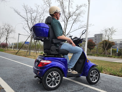 HeCare T408-1-4 Ranger 2 Electric 4 Wheel Electric Mobility Scooter With Enhanced Mobility, Safety and Comfort