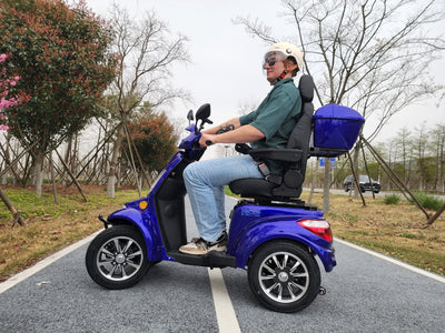 HeCare T408-1-4 Ranger 2 Electric 4 Wheel Electric Mobility Scooter With Enhanced Mobility, Safety and Comfort