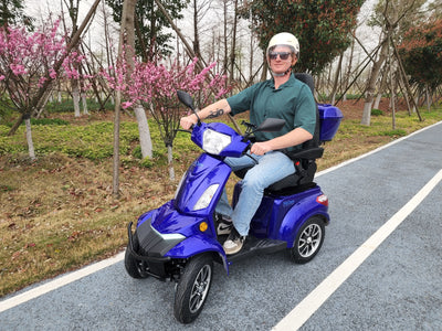 HeCare T408-1-4 Ranger 2 Electric 4 Wheel Electric Mobility Scooter With Enhanced Mobility, Safety and Comfort