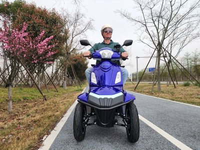HeCare T408-1-4 Ranger 2 Electric 4 Wheel Electric Mobility Scooter With Enhanced Mobility, Safety and Comfort