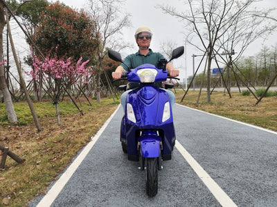 HeCare T408-1-4 Ranger 1 Electric 3 Wheel Electric Mobility Scooter With Enhanced Mobility, Safety and Comfort