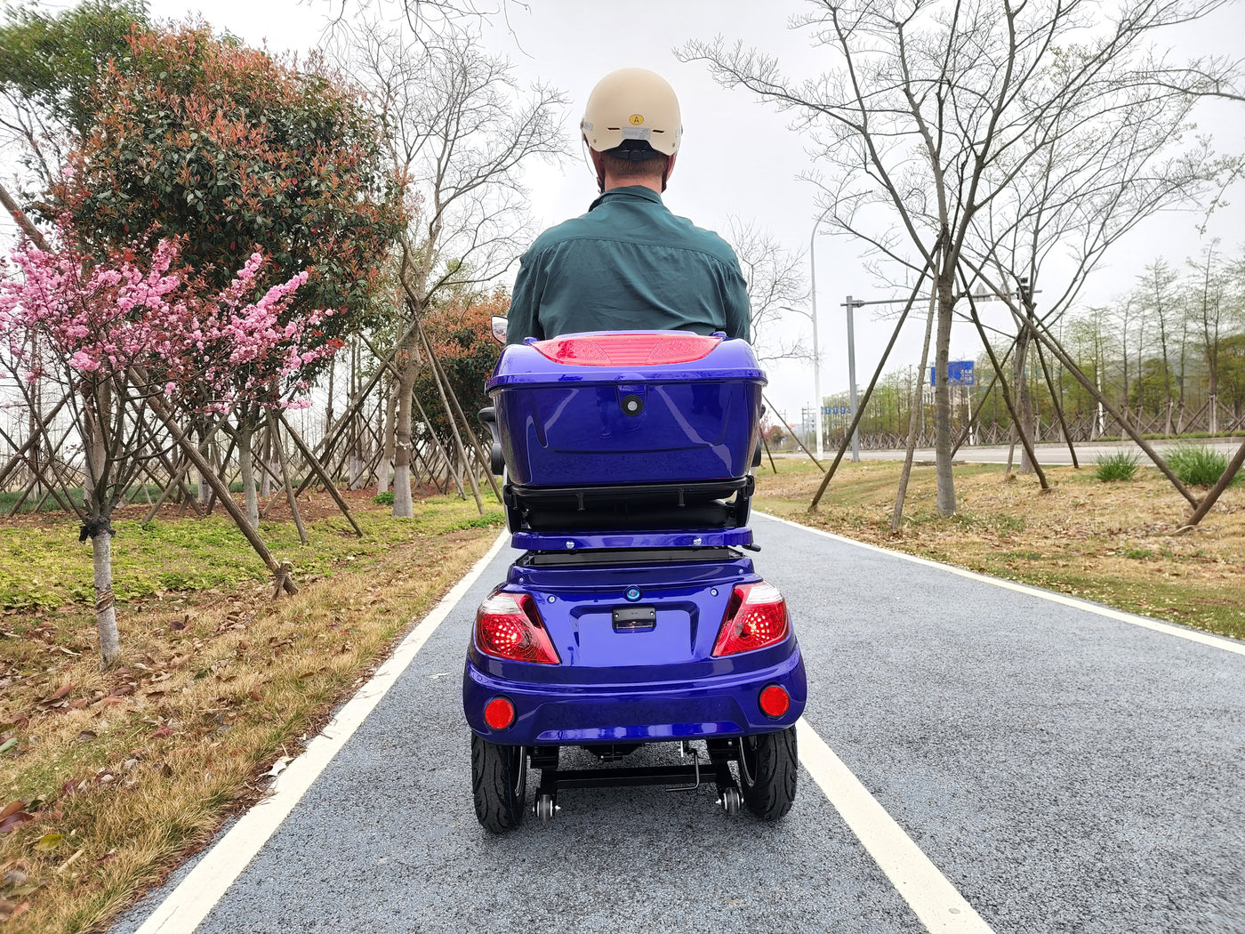 HeCare T408-1-4 Ranger 1 Electric 3 Wheel Electric Mobility Scooter With Enhanced Mobility, Safety and Comfort