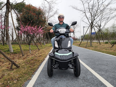 HeCare T408-1-4 Ranger 2 Electric 4 Wheel Electric Mobility Scooter With Enhanced Mobility, Safety and Comfort
