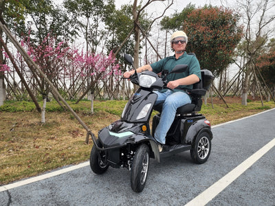 HeCare T408-1-4 Ranger 2 Electric 4 Wheel Electric Mobility Scooter With Enhanced Mobility, Safety and Comfort