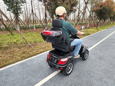 HeCare T408-1-4 Ranger 2 Electric 4 Wheel Electric Mobility Scooter With Enhanced Mobility, Safety and Comfort