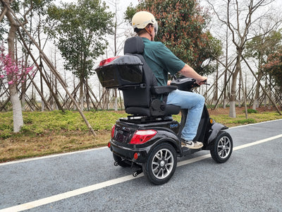 HeCare T408-1-4 Ranger 2 Electric 4 Wheel Electric Mobility Scooter With Enhanced Mobility, Safety and Comfort