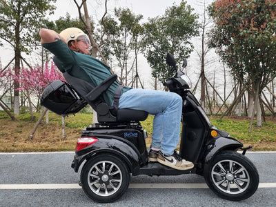 HeCare T408-1-4 Ranger 2 Electric 4 Wheel Electric Mobility Scooter With Enhanced Mobility, Safety and Comfort