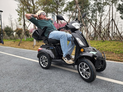 HeCare T408-1-4 Ranger 2 Electric 4 Wheel Electric Mobility Scooter With Enhanced Mobility, Safety and Comfort