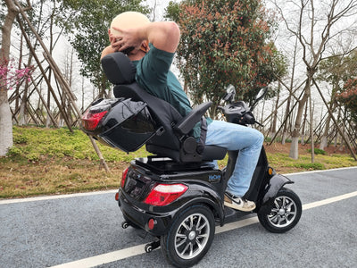HeCare T408-1-4 Ranger 2 Electric 4 Wheel Electric Mobility Scooter With Enhanced Mobility, Safety and Comfort