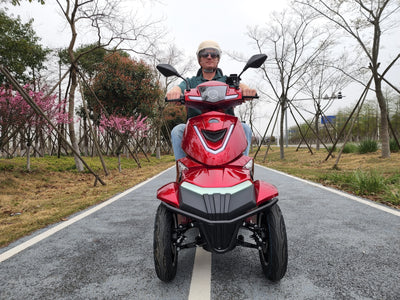 HeCare T408-3-4 Ranger 3 Electric 4 Wheel Electric Mobility Scooter With Enhanced Mobility, Safety and Comfort