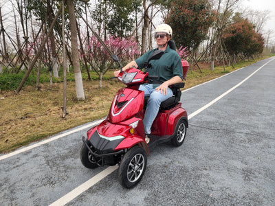 HeCare T408-3-4 Ranger 3 Electric 4 Wheel Electric Mobility Scooter With Enhanced Mobility, Safety and Comfort
