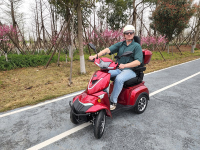 HeCare T408-3-4 Ranger 3 Electric 4 Wheel Electric Mobility Scooter With Enhanced Mobility, Safety and Comfort