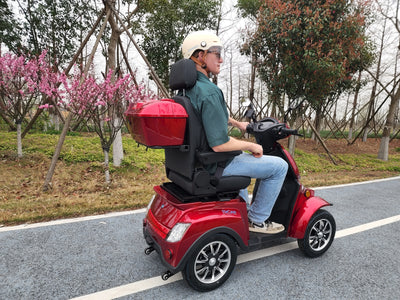 HeCare T408-3-4 Ranger 3 Electric 4 Wheel Electric Mobility Scooter With Enhanced Mobility, Safety and Comfort