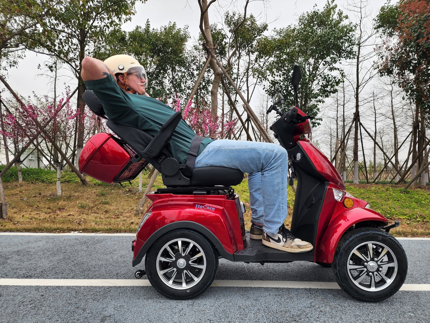 HeCare T408-3-4 Ranger 3 Electric 4 Wheel Electric Mobility Scooter With Enhanced Mobility, Safety and Comfort