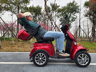 HeCare T408-3-4 Ranger 3 Electric 4 Wheel Electric Mobility Scooter With Enhanced Mobility, Safety and Comfort