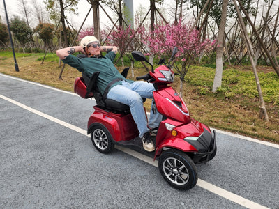 HeCare T408-3-4 Ranger 3 Electric 4 Wheel Electric Mobility Scooter With Enhanced Mobility, Safety and Comfort