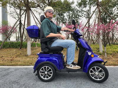 HeCare T408-3-4 Ranger 3 Electric 4 Wheel Electric Mobility Scooter With Enhanced Mobility, Safety and Comfort