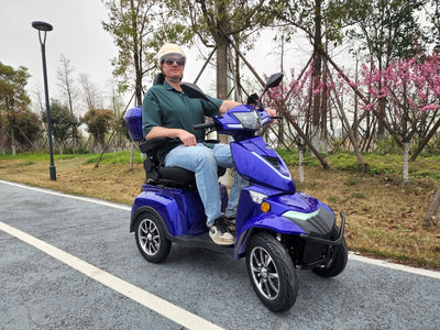 HeCare T408-3-4 Ranger 3 Electric 4 Wheel Electric Mobility Scooter With Enhanced Mobility, Safety and Comfort