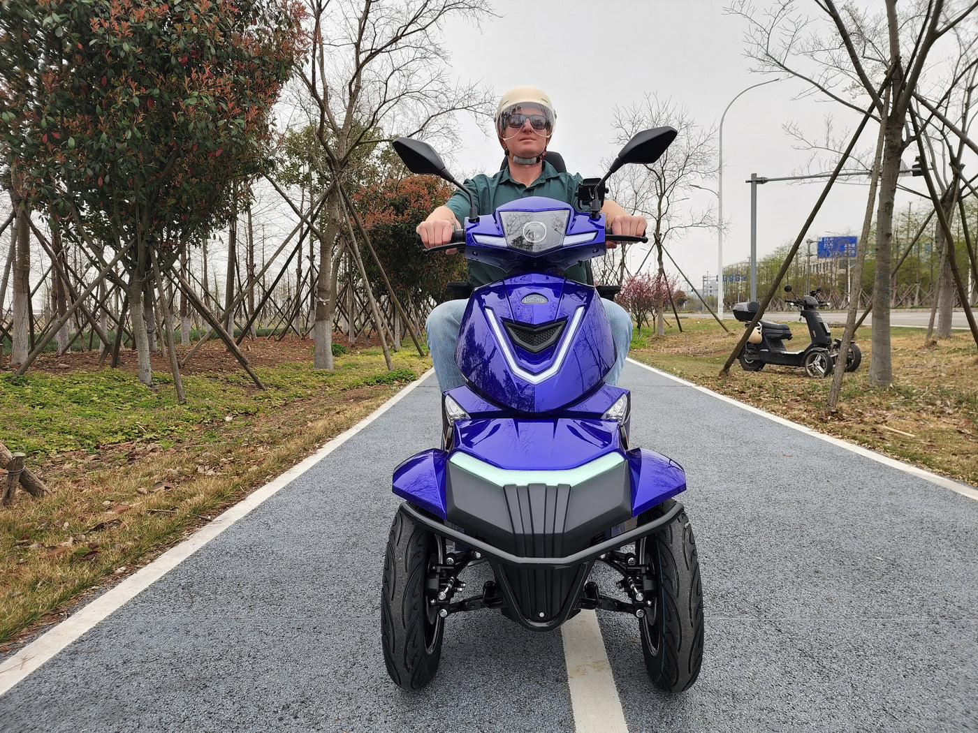 HeCare T408-3-4 Ranger 3 Electric 4 Wheel Electric Mobility Scooter With Enhanced Mobility, Safety and Comfort