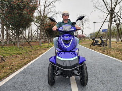 HeCare T408-3-4 Ranger 3 Electric 4 Wheel Electric Mobility Scooter With Enhanced Mobility, Safety and Comfort