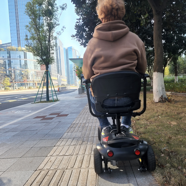 quick split mobility scooter model ride