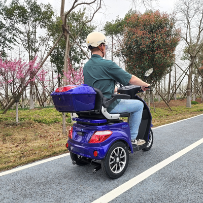 HeCare Ranger 1 Three wheeled Electric Mobility scooter Fastest in Navy 45 Miles range- 4 wheeled- 8mph- Faster Free Demonstration Delivery
