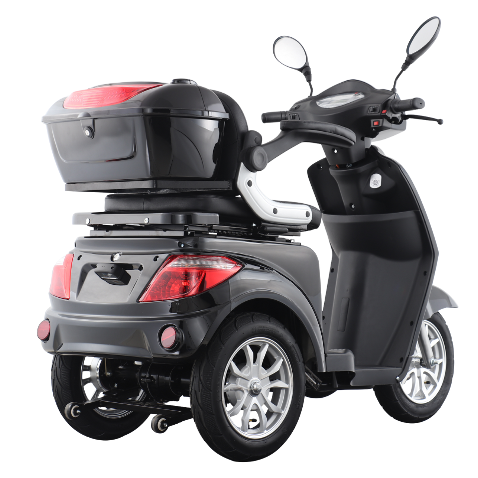 HeCare Ranger 1 Three wheeled Electric Mobility scooter Fastest in Navy 45 Miles range- 4 wheeled- 8mph- Faster Free Demonstration Delivery