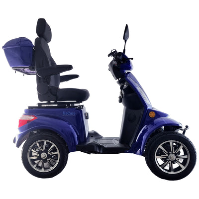 HeCare T408-1-4 Ranger 2 Electric 4 Wheel Electric Mobility Scooter With Enhanced Mobility, Safety and Comfort