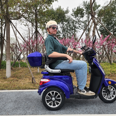 HeCare Ranger 1 Three wheeled Electric Mobility scooter Fastest in Navy 45 Miles range- 4 wheeled- 8mph- Faster Free Demonstration Delivery