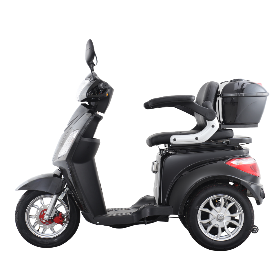 HeCare Ranger 1 Three wheeled Electric Mobility scooter Fastest in Navy 45 Miles range- 4 wheeled- 8mph- Faster Free Demonstration Delivery