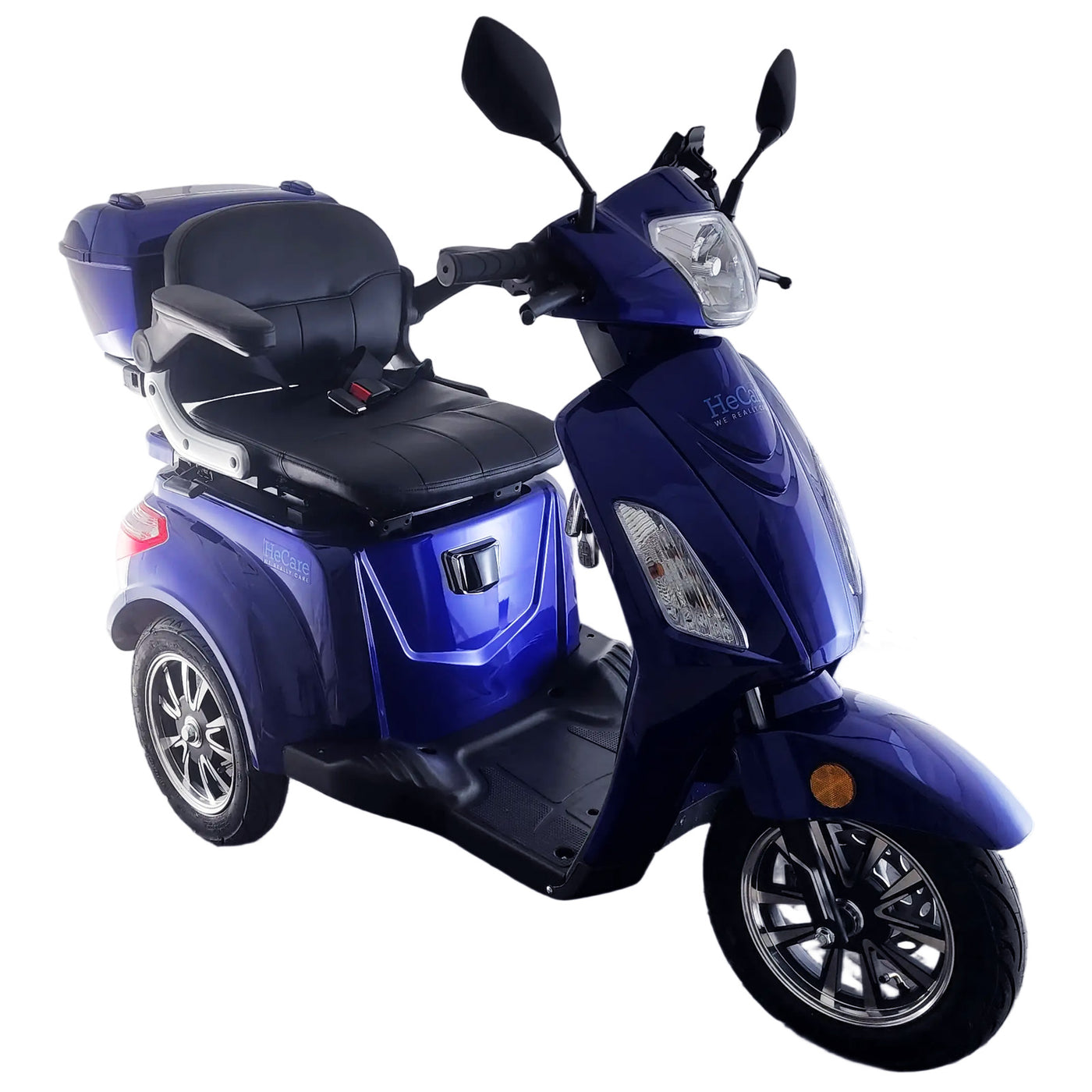 HeCare T408-1-4 Ranger 1 Electric 3 Wheel Electric Mobility Scooter With Enhanced Mobility, Safety and Comfort