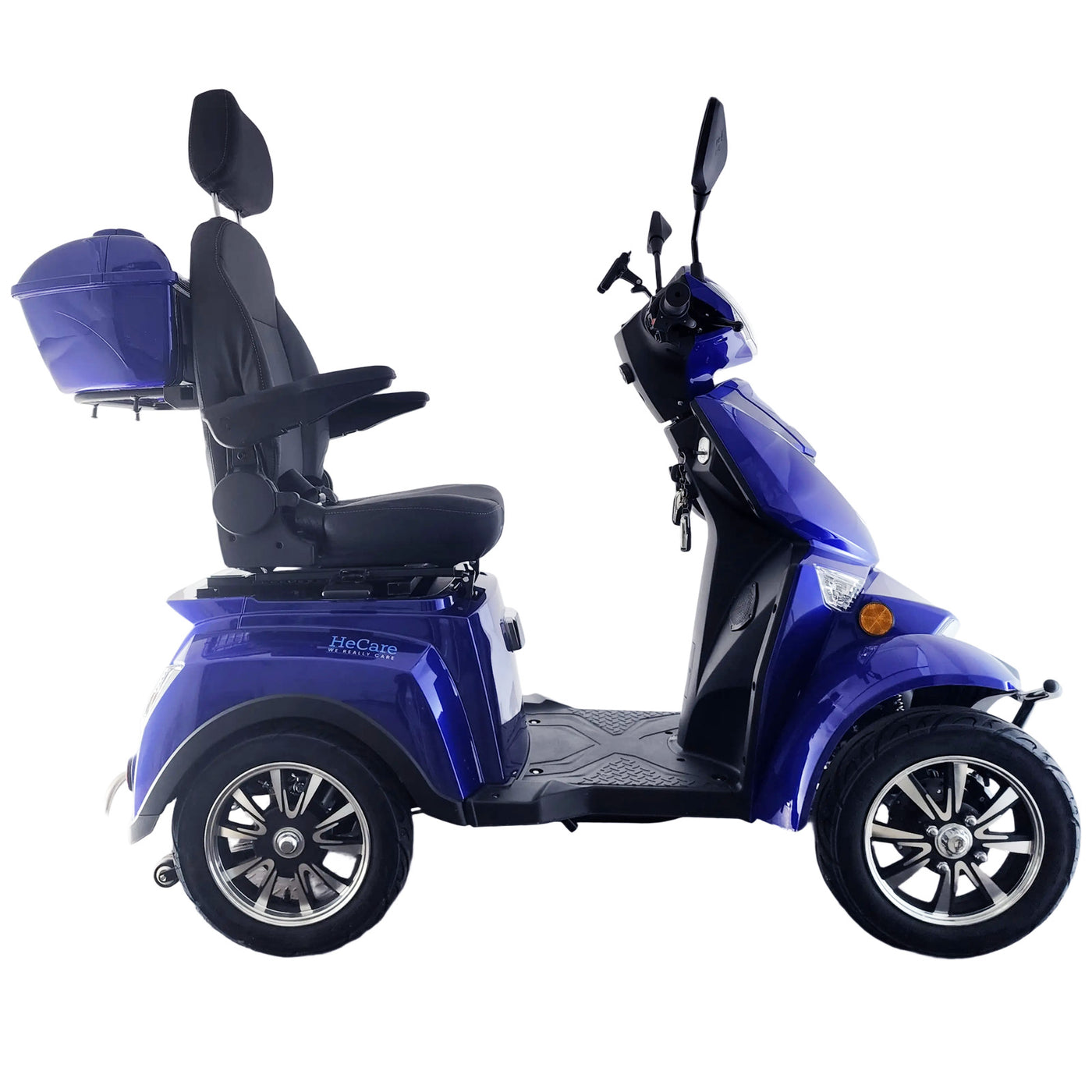 HeCare T408-3-4 Ranger 3 Electric 4 Wheel Electric Mobility Scooter With Enhanced Mobility, Safety and Comfort