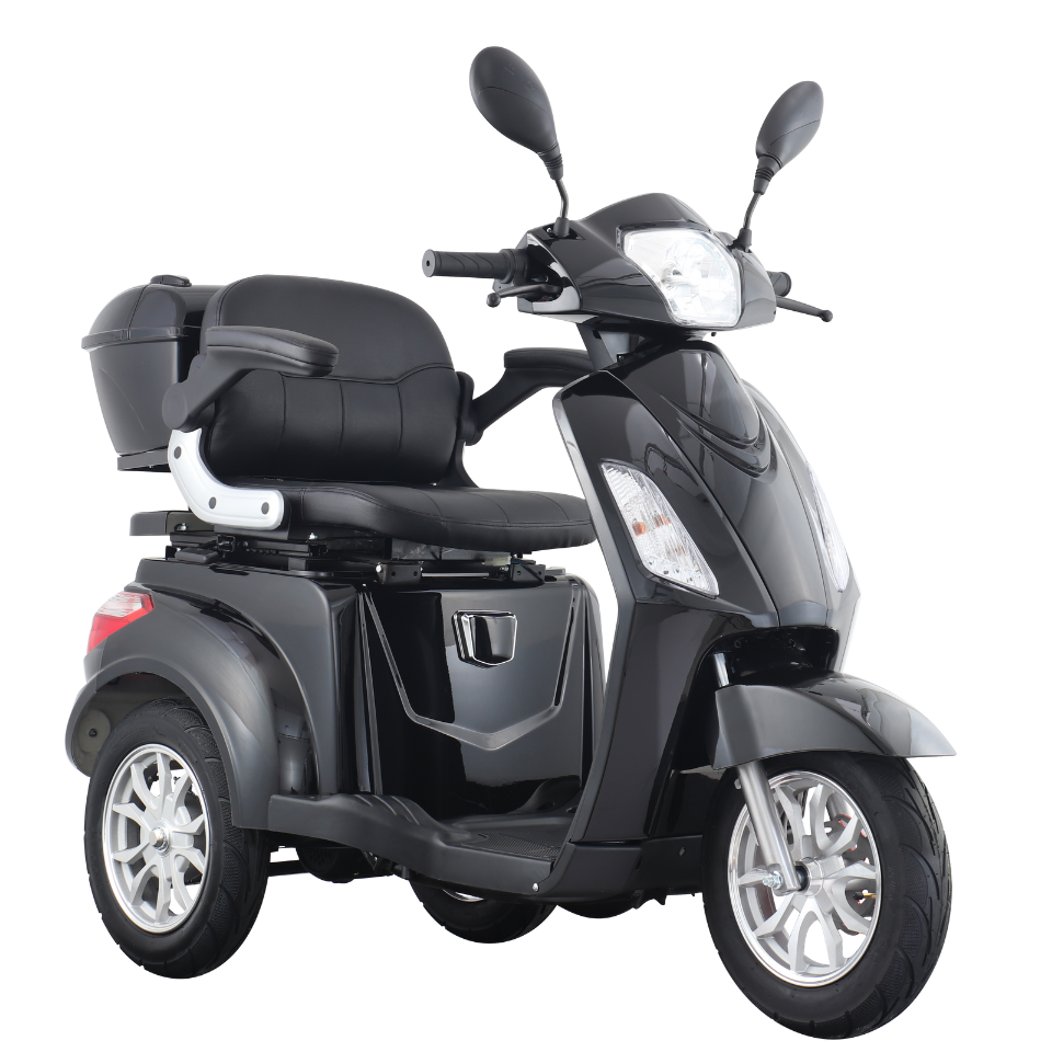 HeCare Ranger 1 Three wheeled Electric Mobility scooter Fastest in Navy 45 Miles range- 4 wheeled- 8mph- Faster Free Demonstration Delivery