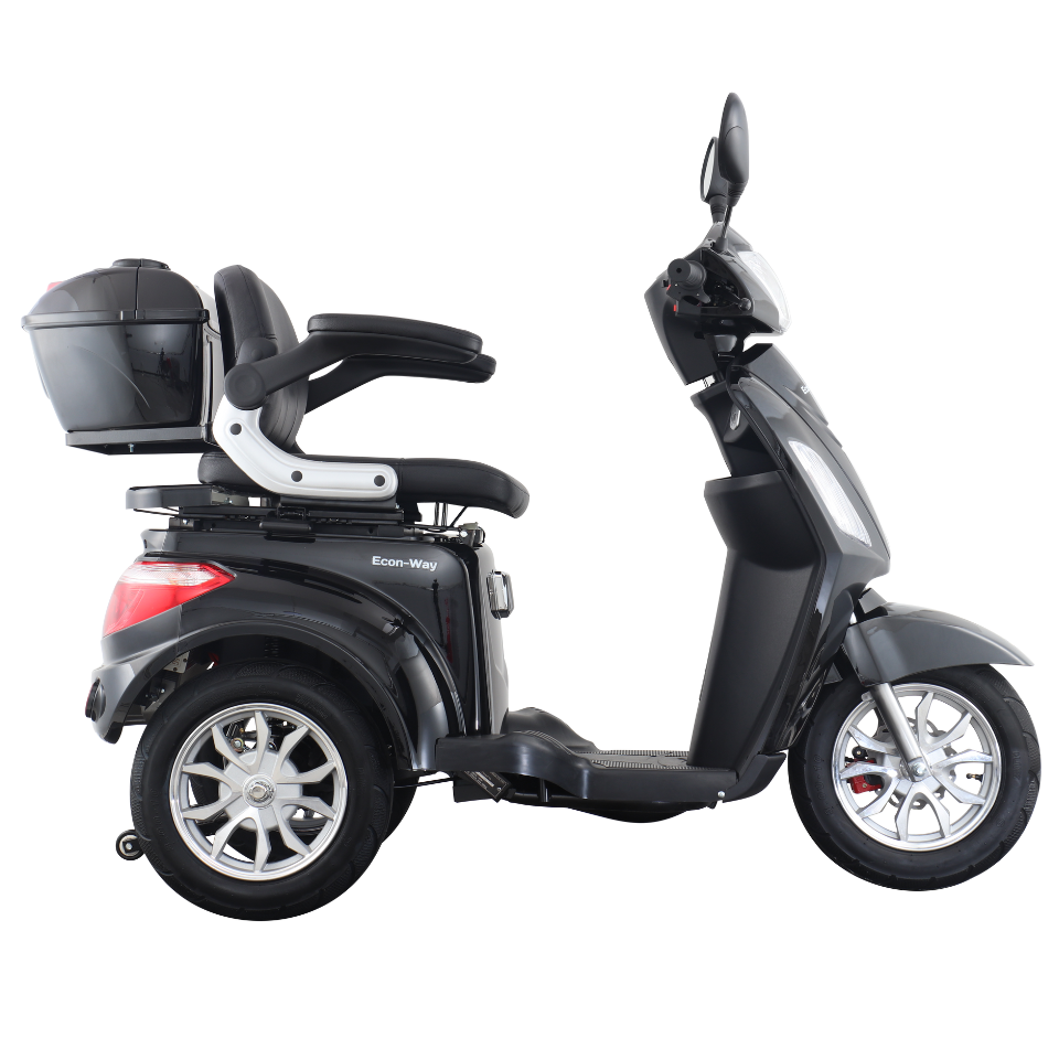 HeCare Ranger 1 Three wheeled Electric Mobility scooter Fastest in Navy 45 Miles range- 4 wheeled- 8mph- Faster Free Demonstration Delivery