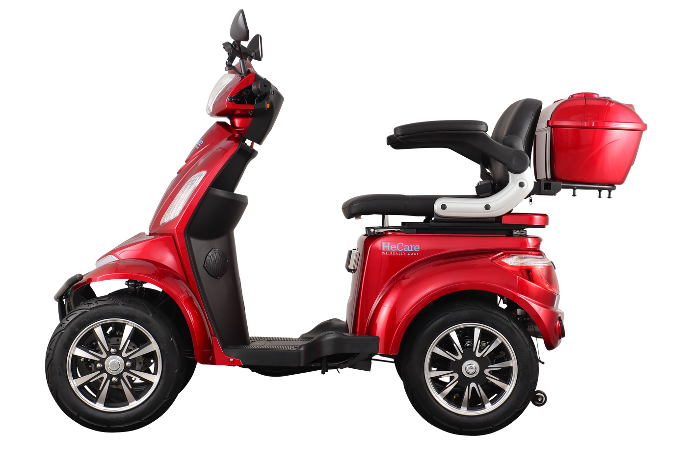 HeCare T408-1-4 Ranger 2 Electric 4 Wheel Electric Mobility Scooter With Enhanced Mobility, Safety and Comfort