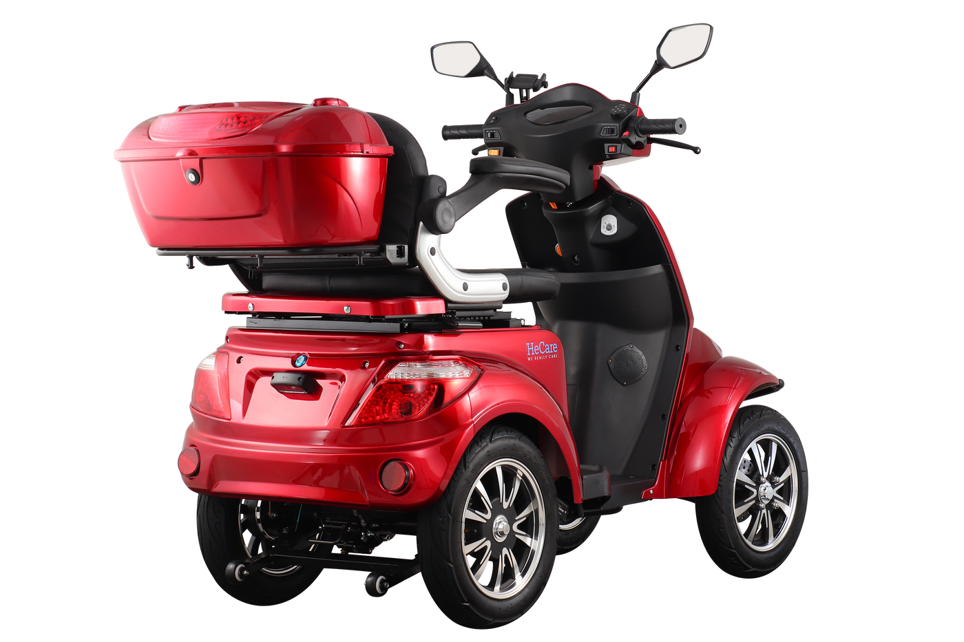 HeCare T408-1-4 Ranger 2 Electric 4 Wheel Electric Mobility Scooter With Enhanced Mobility, Safety and Comfort