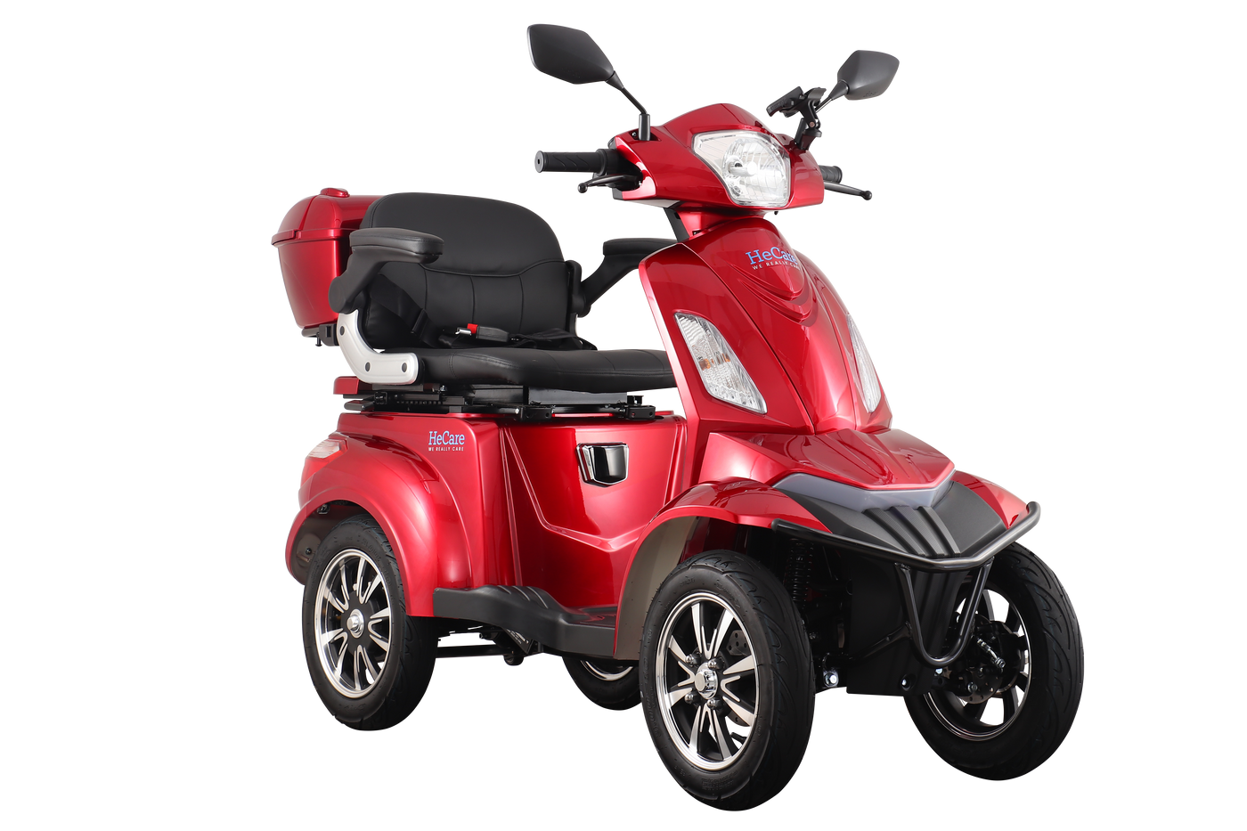 HeCare T408-1-4 Ranger 2 Electric 4 Wheel Electric Mobility Scooter With Enhanced Mobility, Safety and Comfort