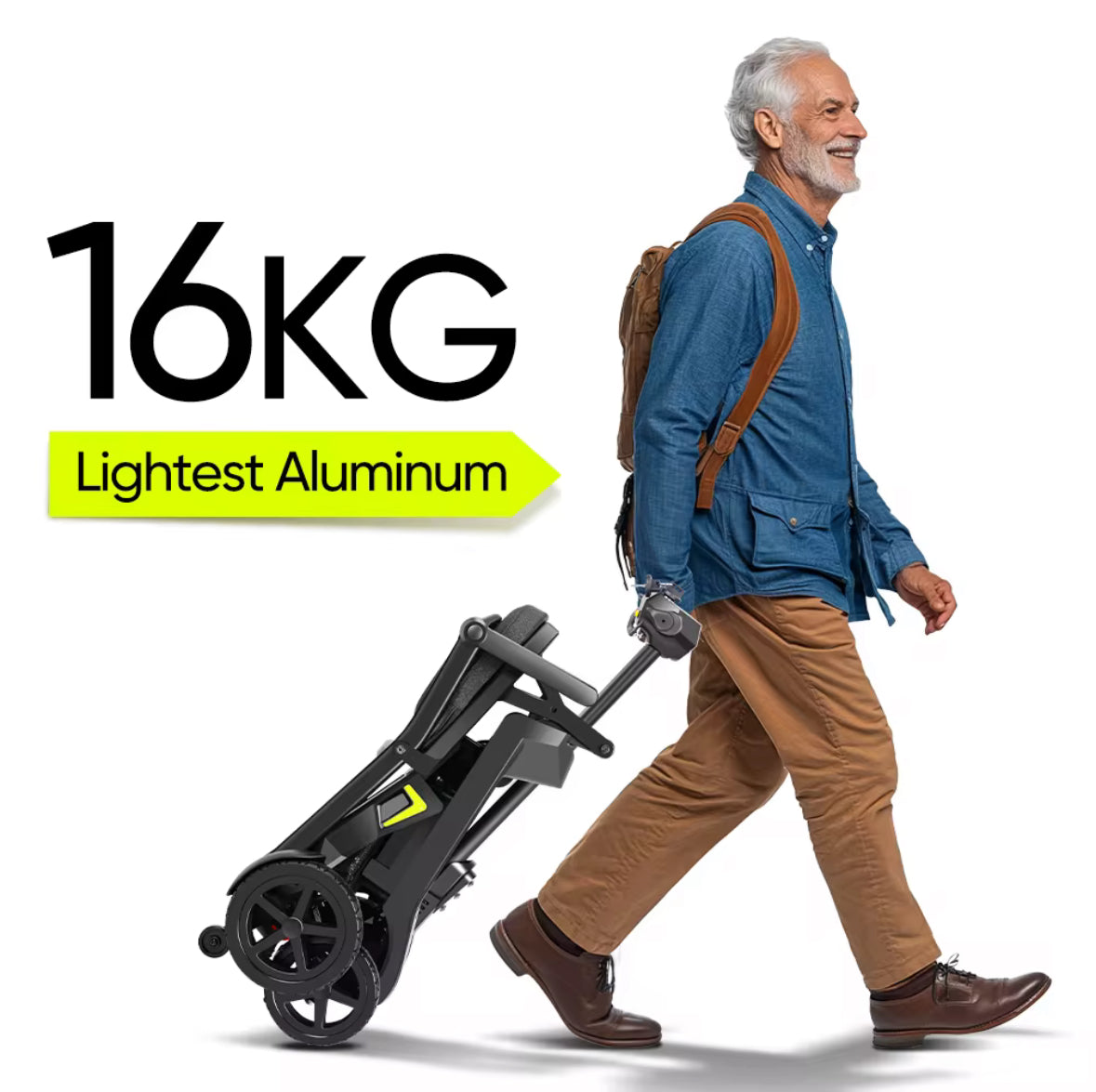 Hecare RaptorFold Instant Folding & Lightweight Mobility Scooter