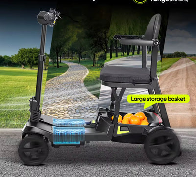 Hecare RaptorFold Instant Folding & Lightweight Mobility Scooter