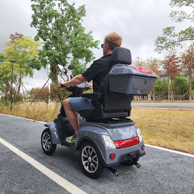 Four Wheeled Fastest Electric Mobility Scooter - Ranger 3 | RED | BLUE | BLACK | GREY (Delivery After 21 November)