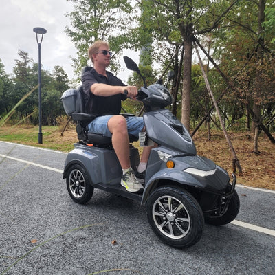 Four Wheeled Fastest Electric Mobility Scooter - Ranger 3 | RED | BLUE | BLACK | GREY (Delivery After 21 November)