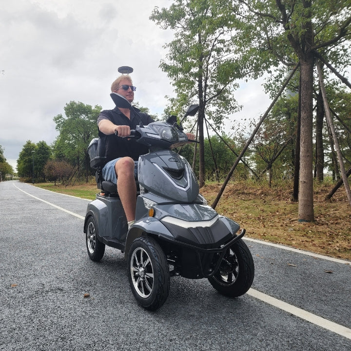 Four Wheeled Fastest Electric Mobility Scooter - Ranger 3 | RED | BLUE | BLACK | GREY (Delivery After 21 November)