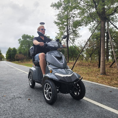 Four Wheeled Fastest Electric Mobility Scooter - Ranger 3 | RED | BLUE | BLACK | GREY (Delivery After 21 November)