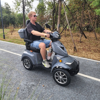 Four Wheeled Fastest Electric Mobility Scooter - Ranger 3 | RED | BLUE | BLACK | GREY (Delivery After 21 November)