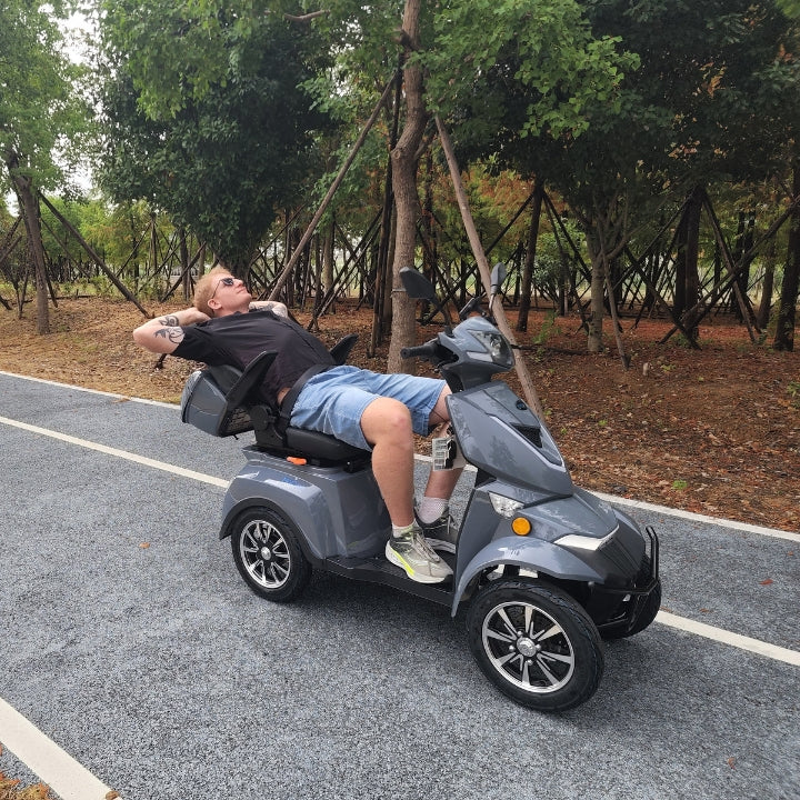 Four Wheeled Fastest Electric Mobility Scooter - Ranger 3 | RED | BLUE | BLACK | GREY (Delivery After 21 November)