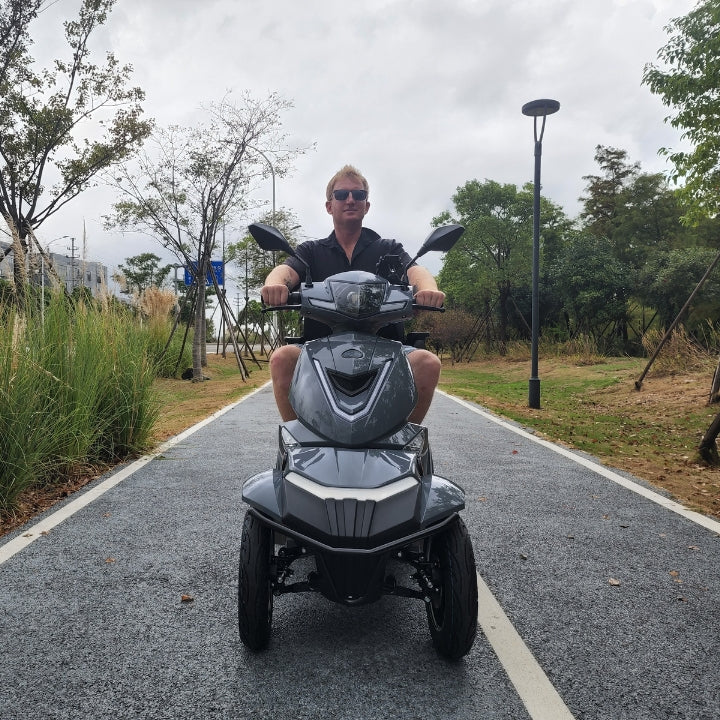 Four Wheeled Fastest Electric Mobility Scooter - Ranger 3 | RED | BLUE | BLACK | GREY (Delivery After 21 November)