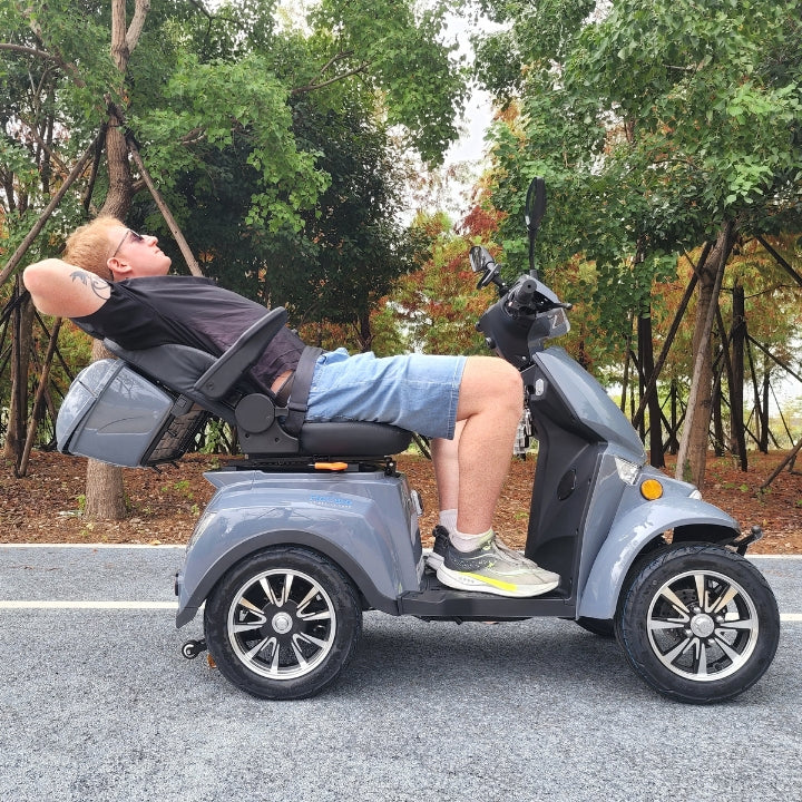 Four Wheeled Fastest Electric Mobility Scooter - Ranger 3 | RED | BLUE | BLACK | GREY (Delivery After 21 November)